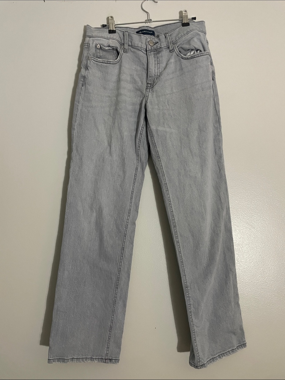 Aeropostale Light Gray Denim Jeans